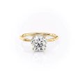 The Eve Set With A 1.5 Carat Round Lab Diamond For Discount