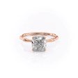 The Eve Set With A 1 Carat Cushion Lab Diamond Hot on Sale