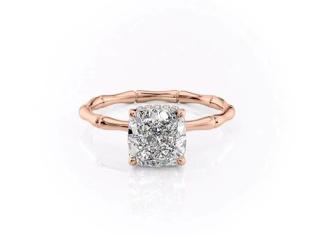 The Eve Set With A 1 Carat Cushion Lab Diamond Hot on Sale