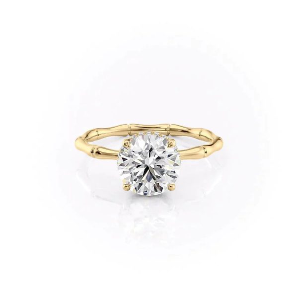 The Eve Set With A 2 Carat Round Lab Diamond Sale