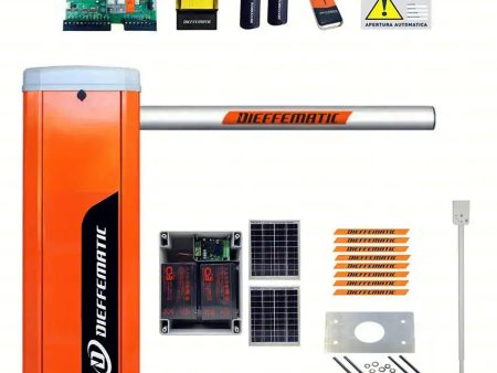 Kit Automazione Barriera Asta 2m Automatica Stradale 24v Con Sunpower 2 Batterie Online Hot Sale